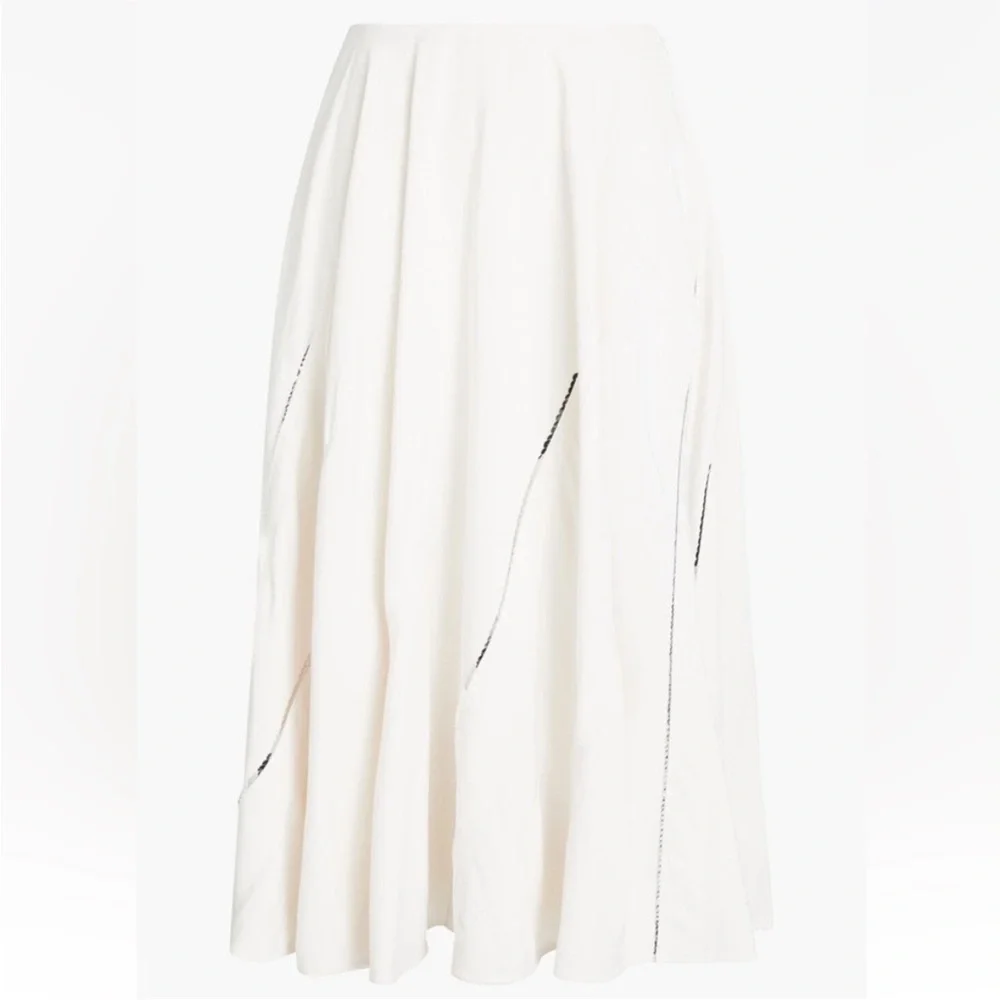 Victoria Beckham Sequin Detail Midi Skirt $1415 - Picture 2 of 6
